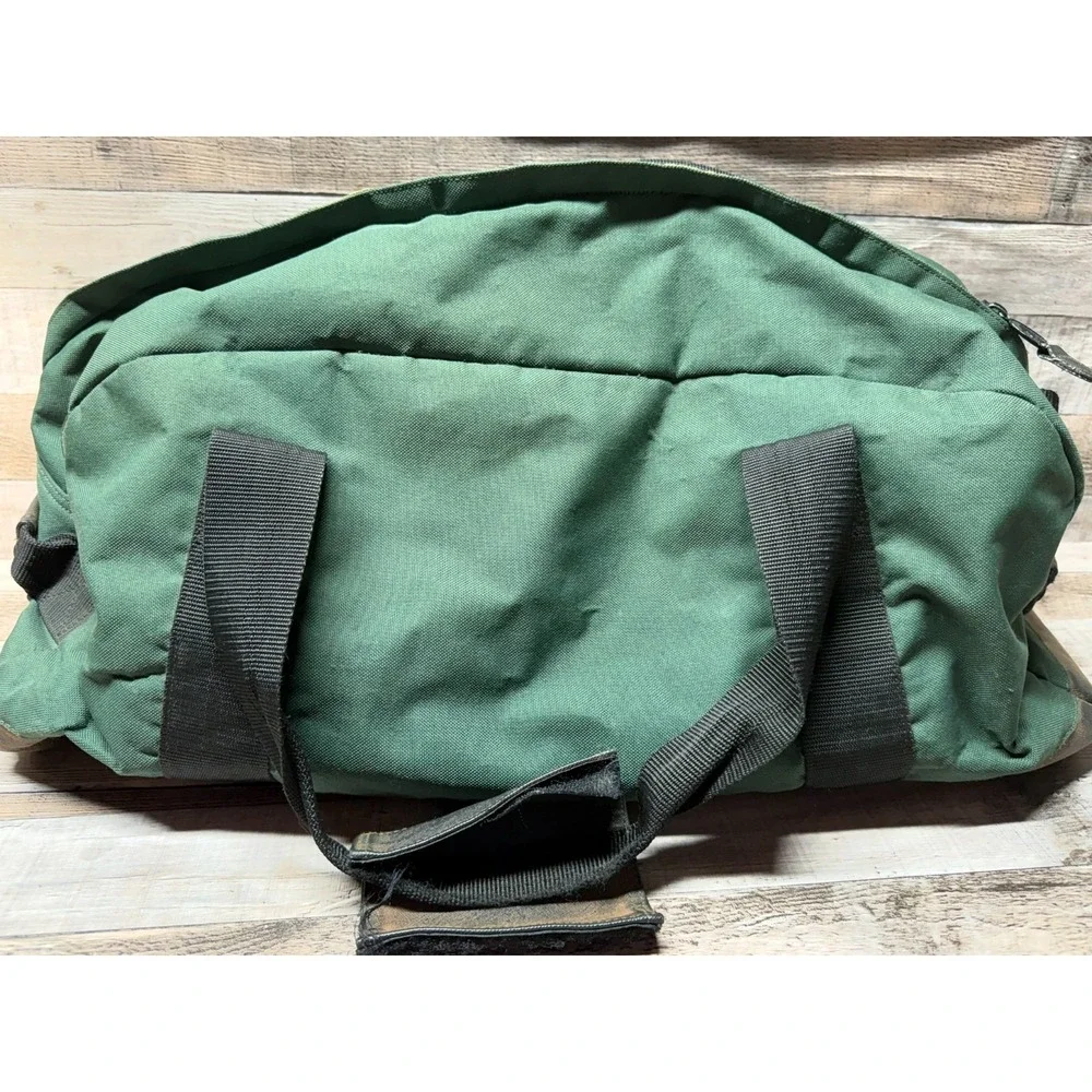 Vintage Duckhead 1865 Canvas Duffle Bag Brown Green